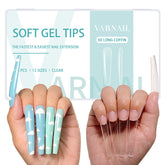 Soft Gel Tips - 3X Long Coffin